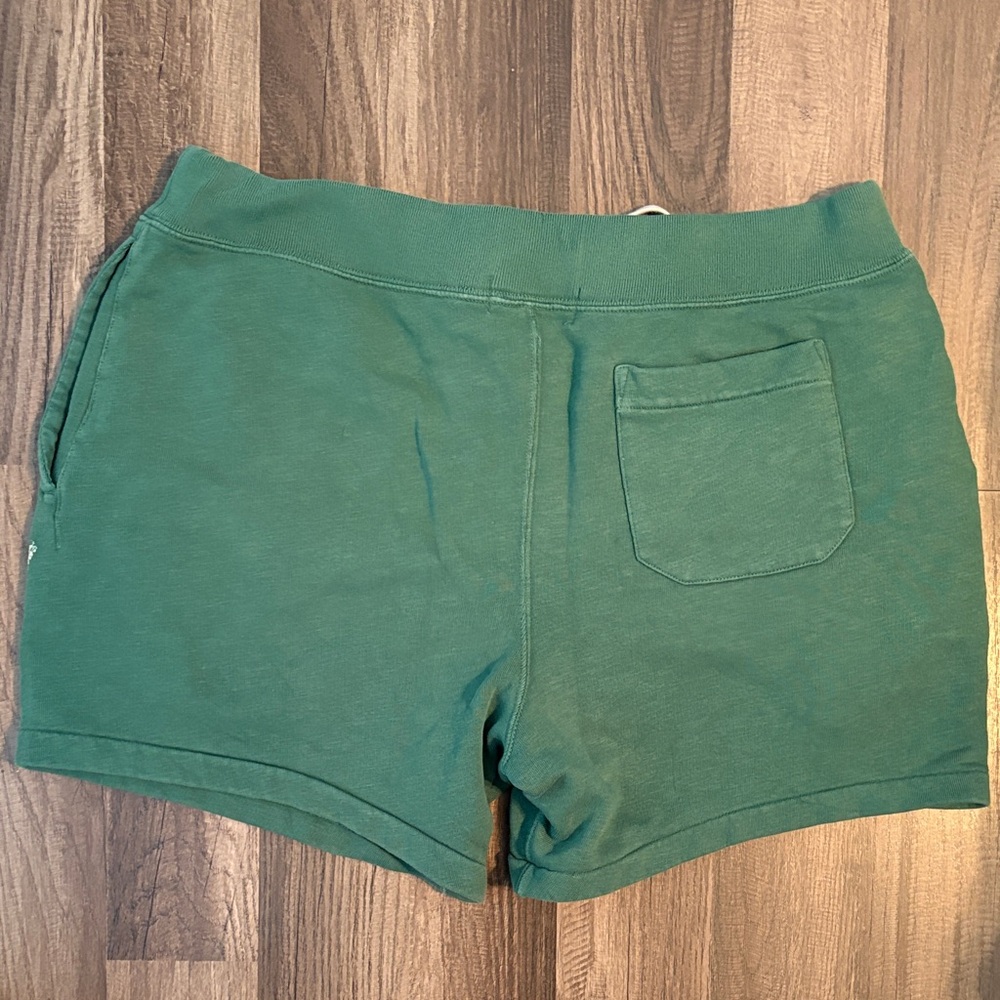 Polo by Ralph Lauren 6” Inseam Green Drawstring Athletic Sweat Shorts - Picture 7 of 8